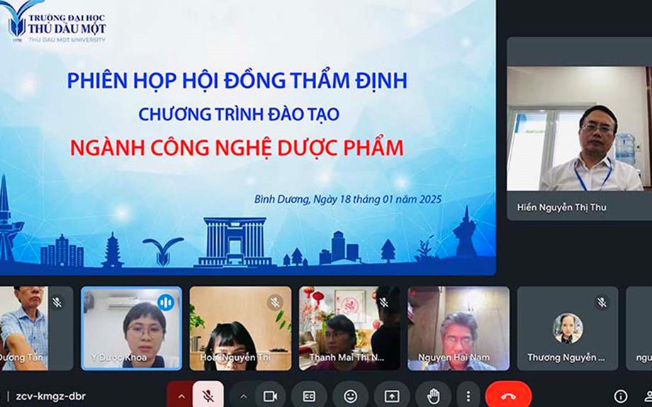 Thẩm định CTĐT ngành Công nghệ dược phẩm